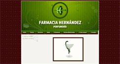 Desktop Screenshot of farmaciahernandez.net